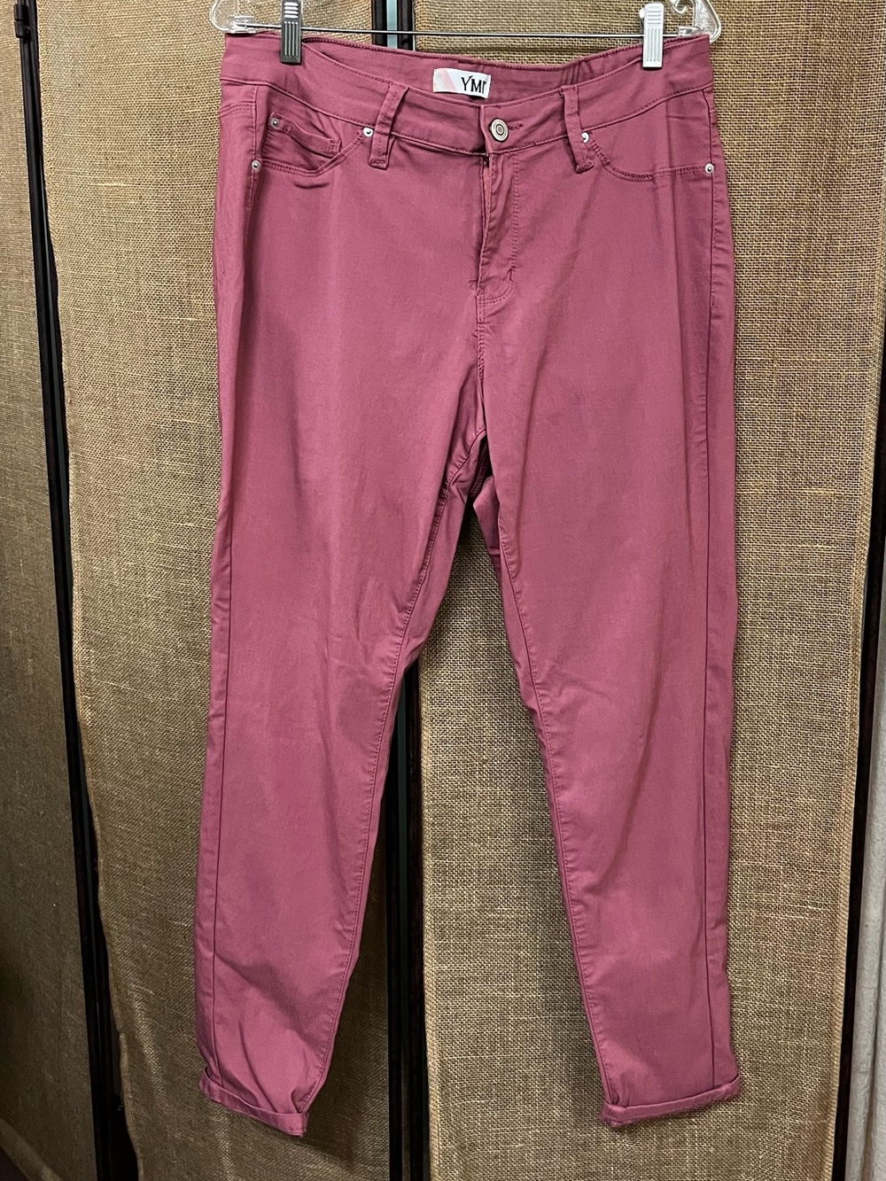 YMI Mauve Pink High-Rise Skinny Jeans
